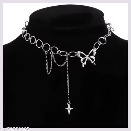 Dark Aesthetic Bow Necklace