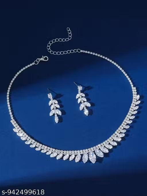 Celestia Leaf Diamond Set